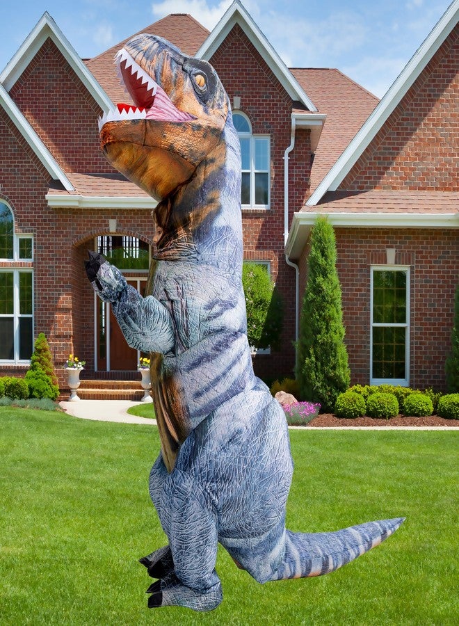 RQUXMT Inflatable T Rex Costume Kids,Blow Up Full Body Dinosaur Suit,Halloween Costumes for Boys Girls (10-12YRS) - Image 3